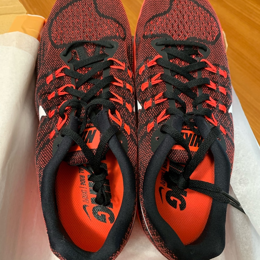 Nike Lunartempo 2 University Red/White-Black-Bright Cream 12 Mens Running Shoe